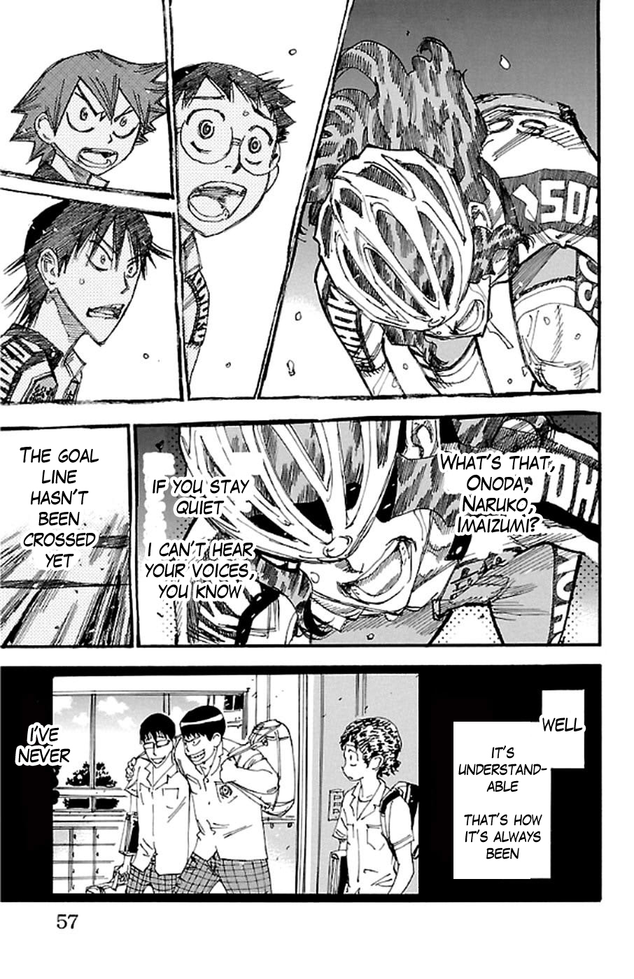 Yowamushi Pedal Chapter 290 page 8 - Chapter 290: The average person and the genius