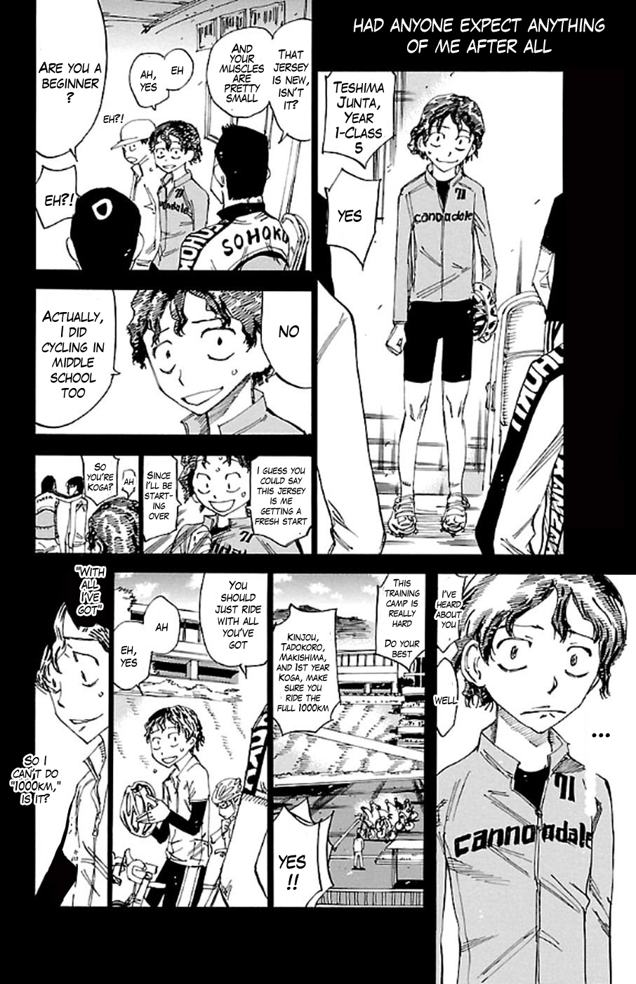 Yowamushi Pedal Chapter 290 page 9 - Chapter 290: The average person and the genius