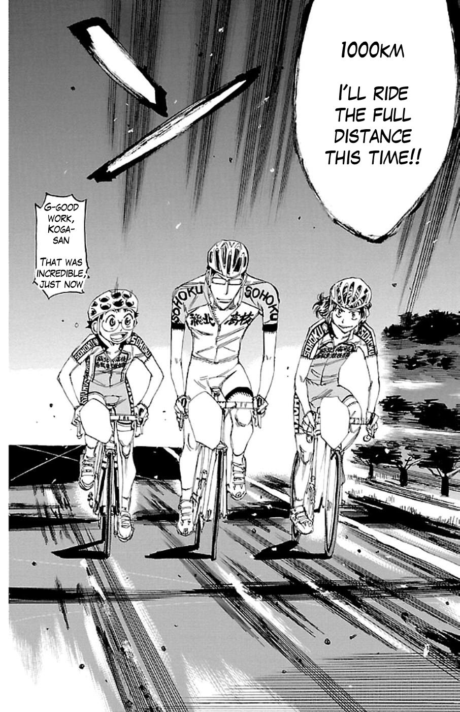 Yowamushi Pedal Chapter 291 page 14 - Chapter 291: Koga's Goal