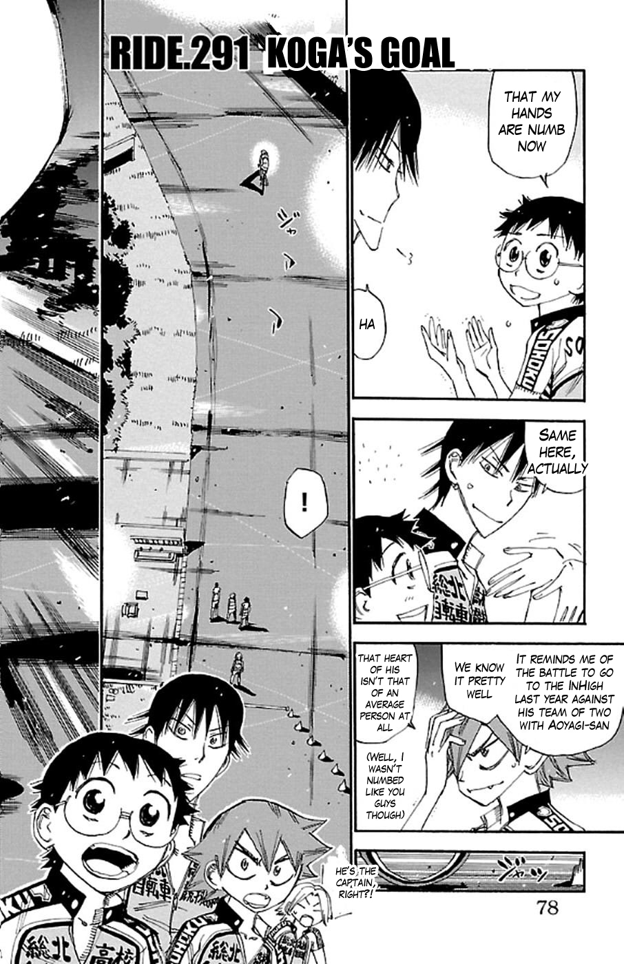 Yowamushi Pedal Chapter 291 page 2 - Chapter 291: Koga's Goal