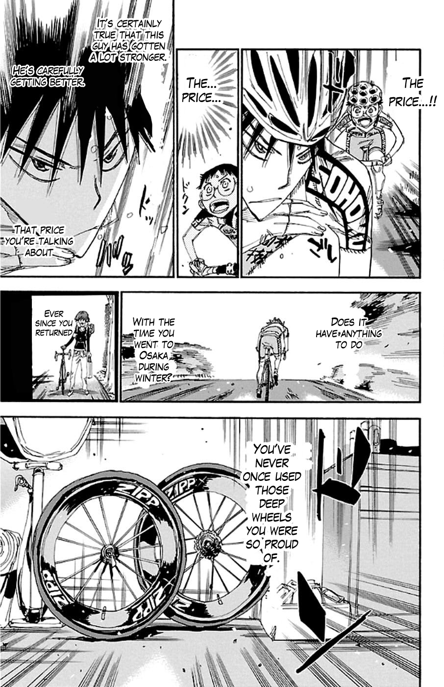 Yowamushi Pedal Chapter 292 page 11 - Chapter 292: Deep wheel