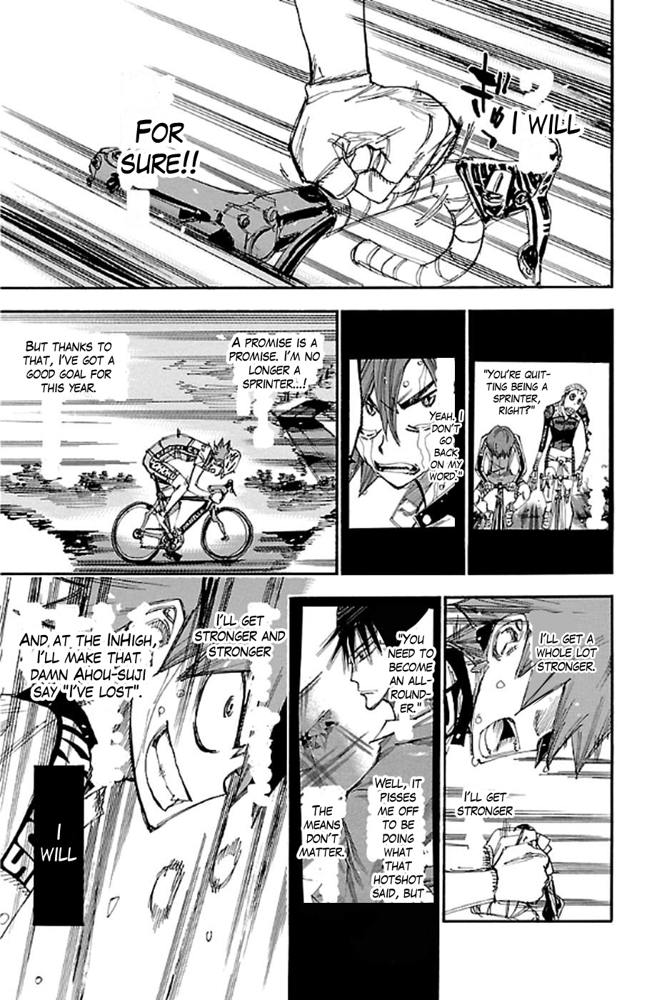 Yowamushi Pedal Chapter 292 page 13 - Chapter 292: Deep wheel