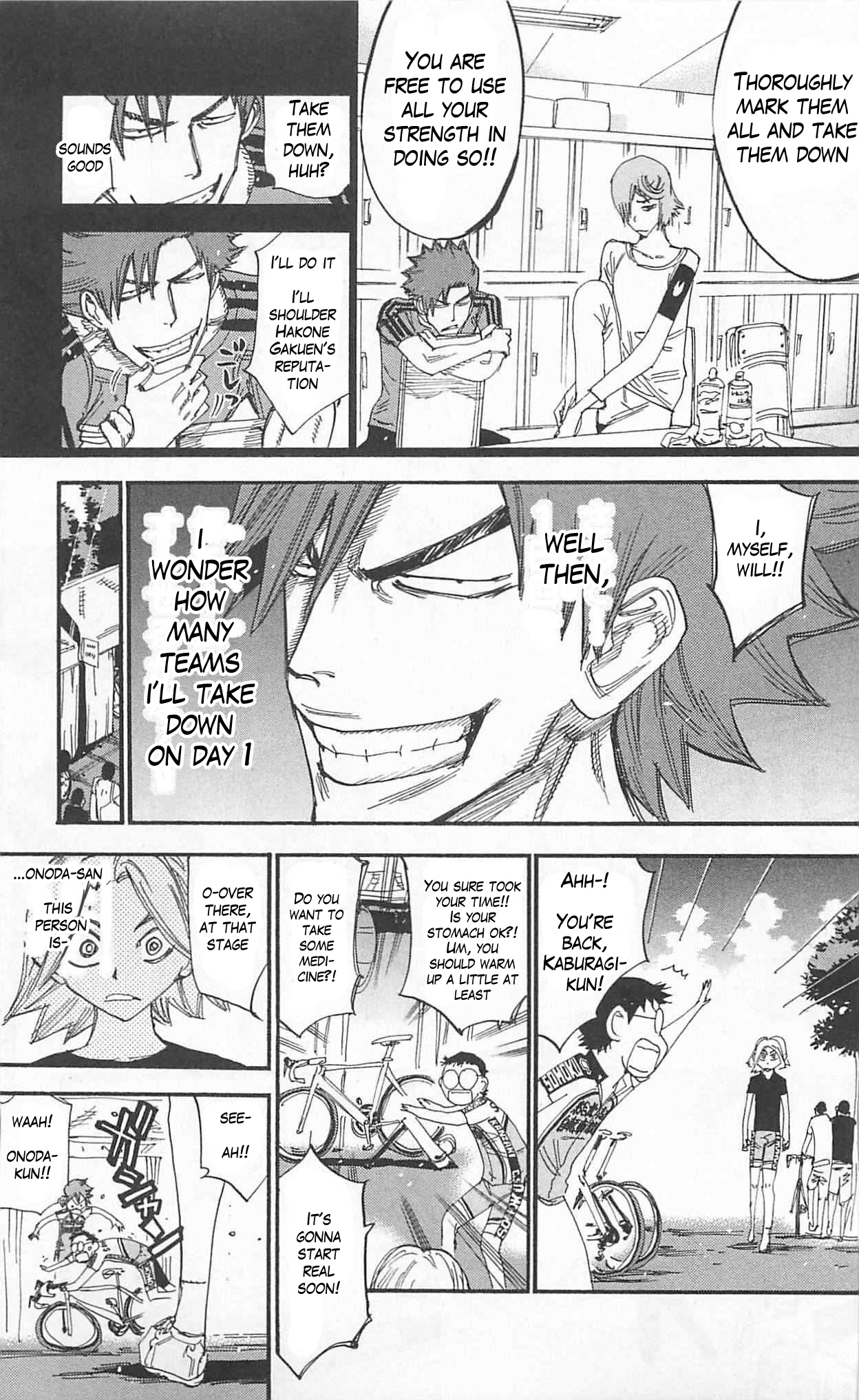 Yowamushi Pedal Chapter 297 page 13 - Chapter 297: Grappling with each other