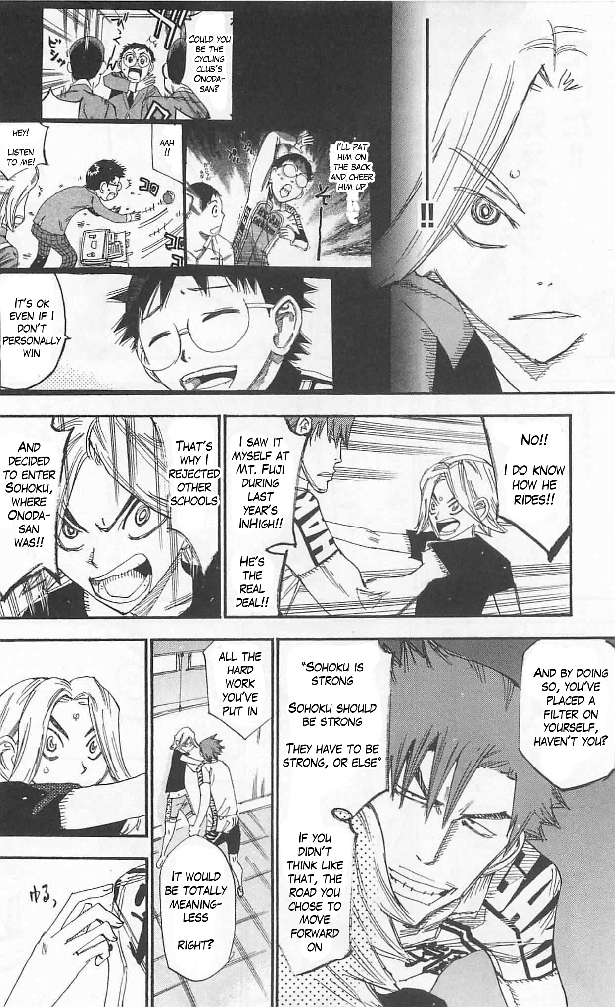 Yowamushi Pedal Chapter 297 page 8 - Chapter 297: Grappling with each other