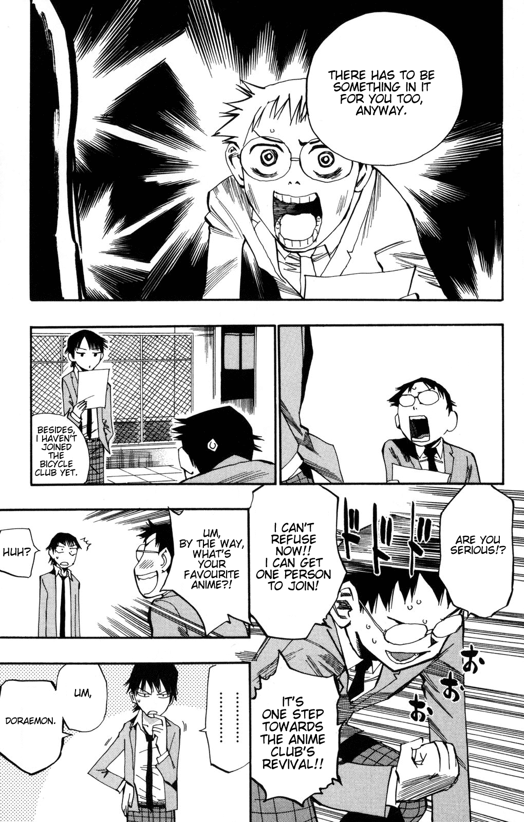 Yowamushi Pedal Chapter 3 page 10 - Chapter 3: How Are We Going to Settle This?