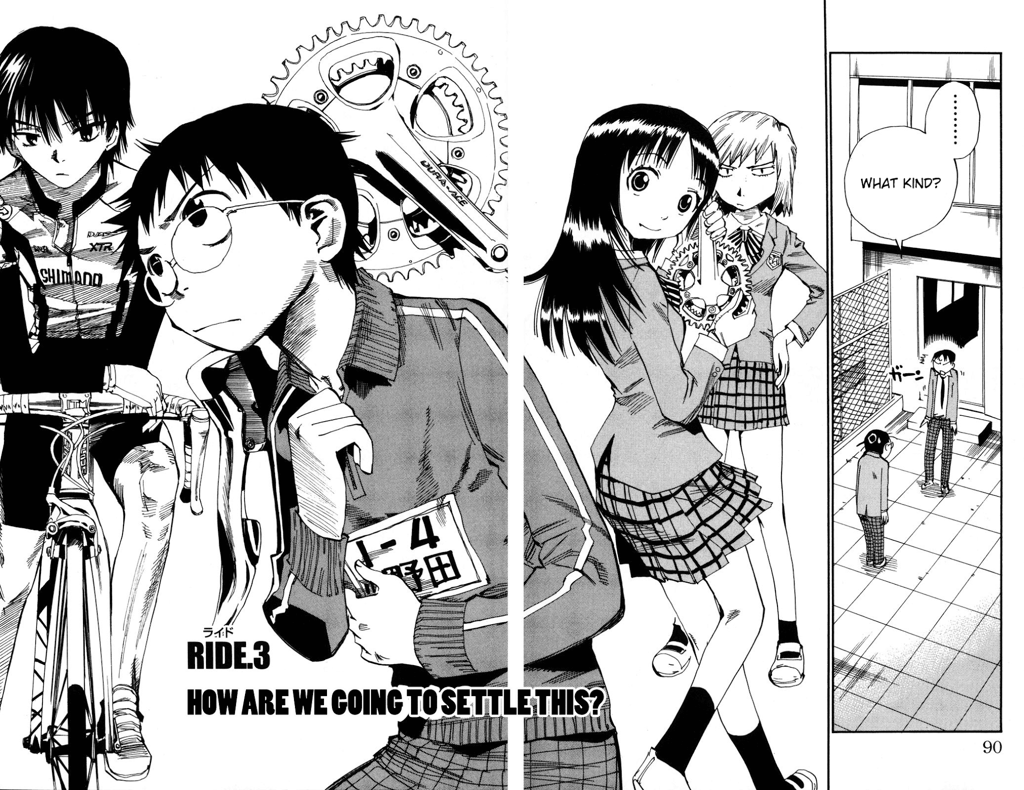 Yowamushi Pedal Chapter 3 page 2 - Chapter 3: How Are We Going to Settle This?