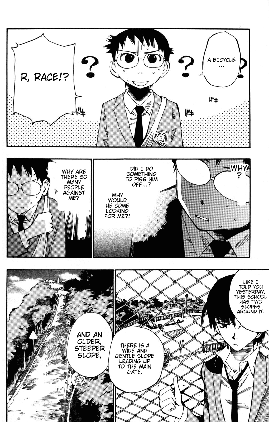 Yowamushi Pedal Chapter 3 page 3 - Chapter 3: How Are We Going to Settle This?