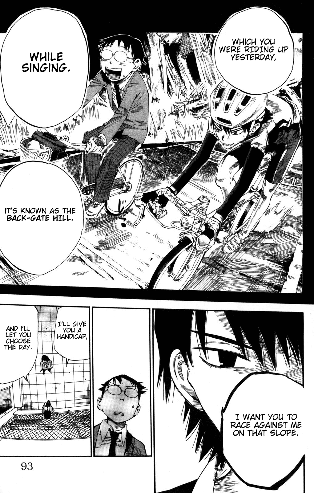 Yowamushi Pedal Chapter 3 page 4 - Chapter 3: How Are We Going to Settle This?