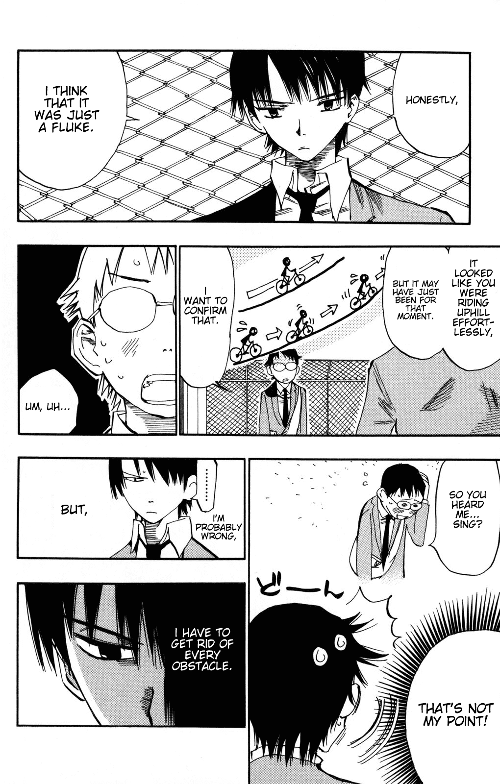 Yowamushi Pedal Chapter 3 page 5 - Chapter 3: How Are We Going to Settle This?