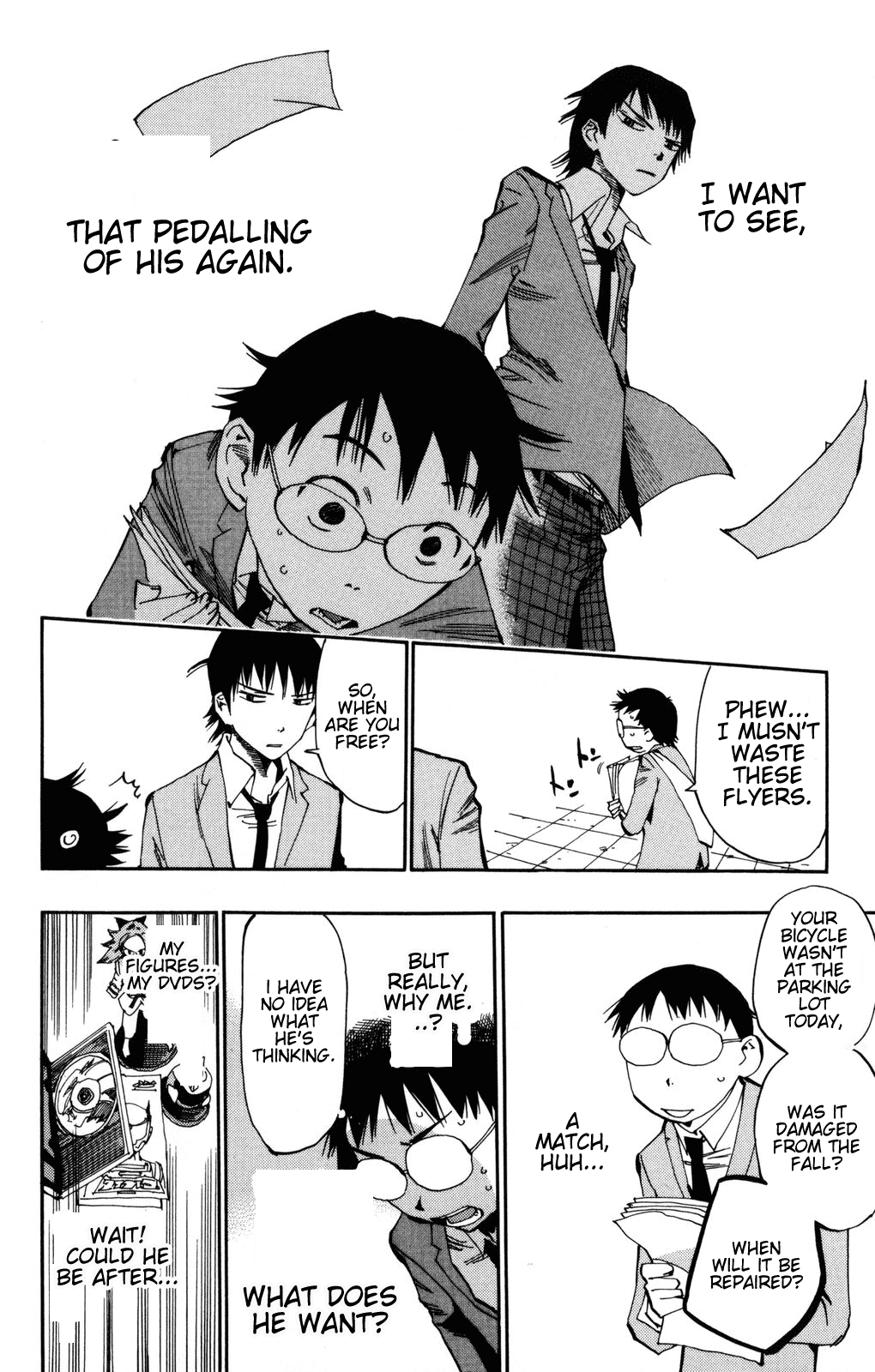 Yowamushi Pedal Chapter 3 page 7 - Chapter 3: How Are We Going to Settle This?