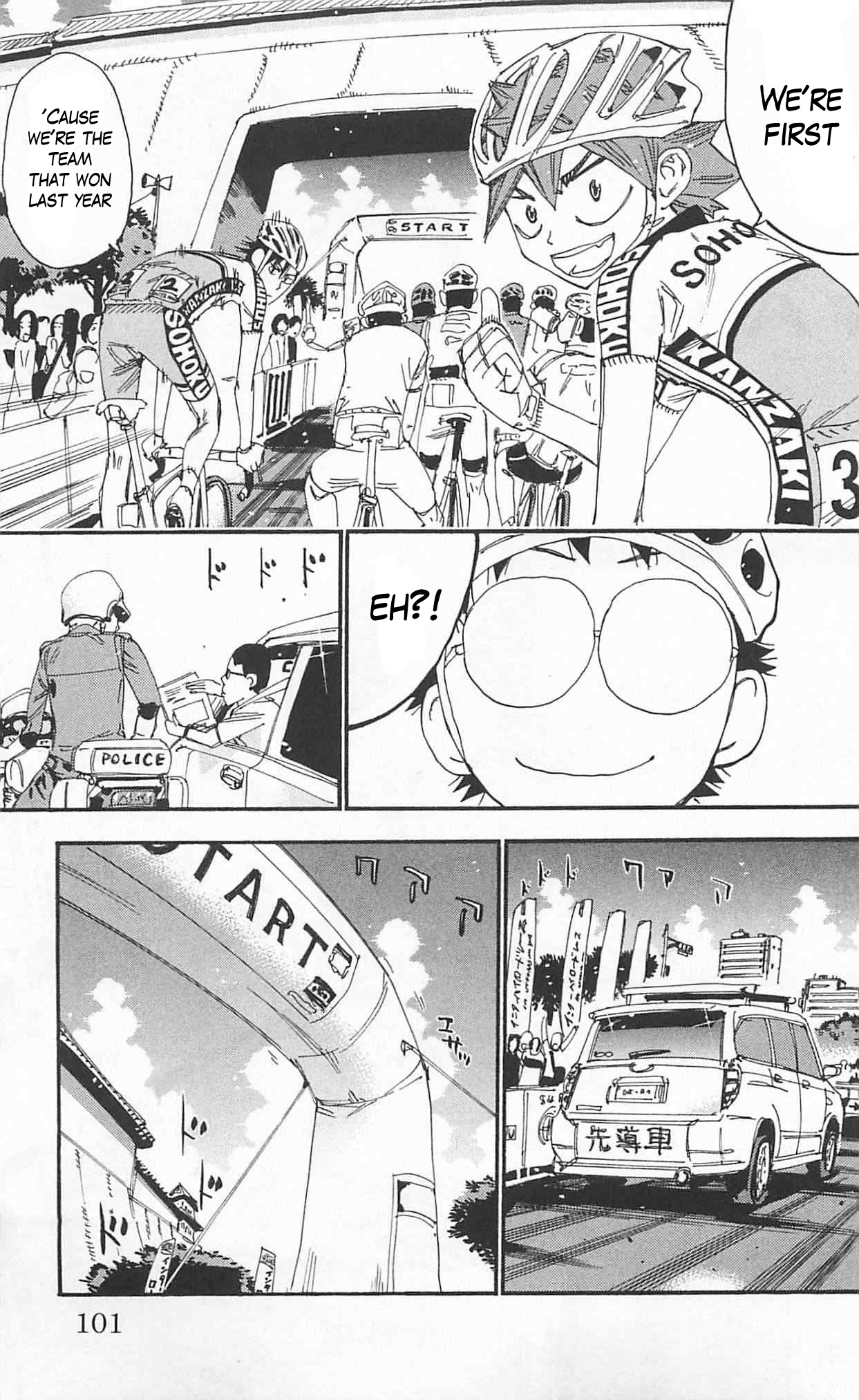 Yowamushi Pedal Chapter 300 page 13 - Chapter 300: The second start