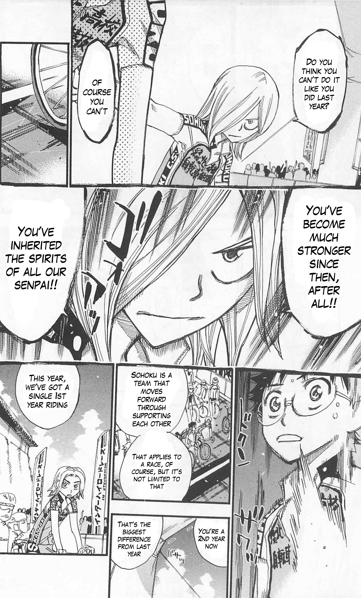Yowamushi Pedal Chapter 300 page 22 - Chapter 300: The second start
