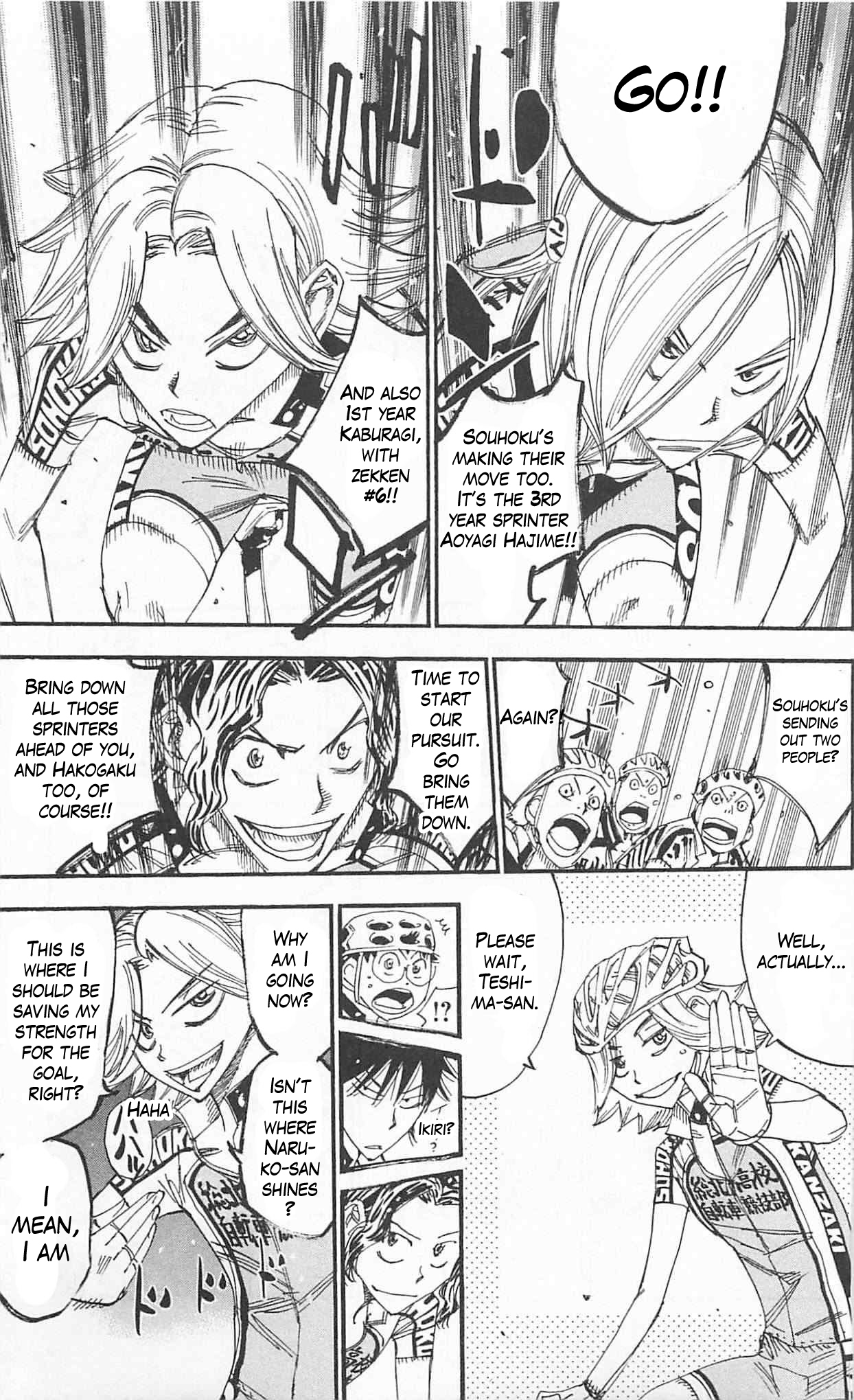Yowamushi Pedal Chapter 302 page 19 - Chapter 302: Starting flag