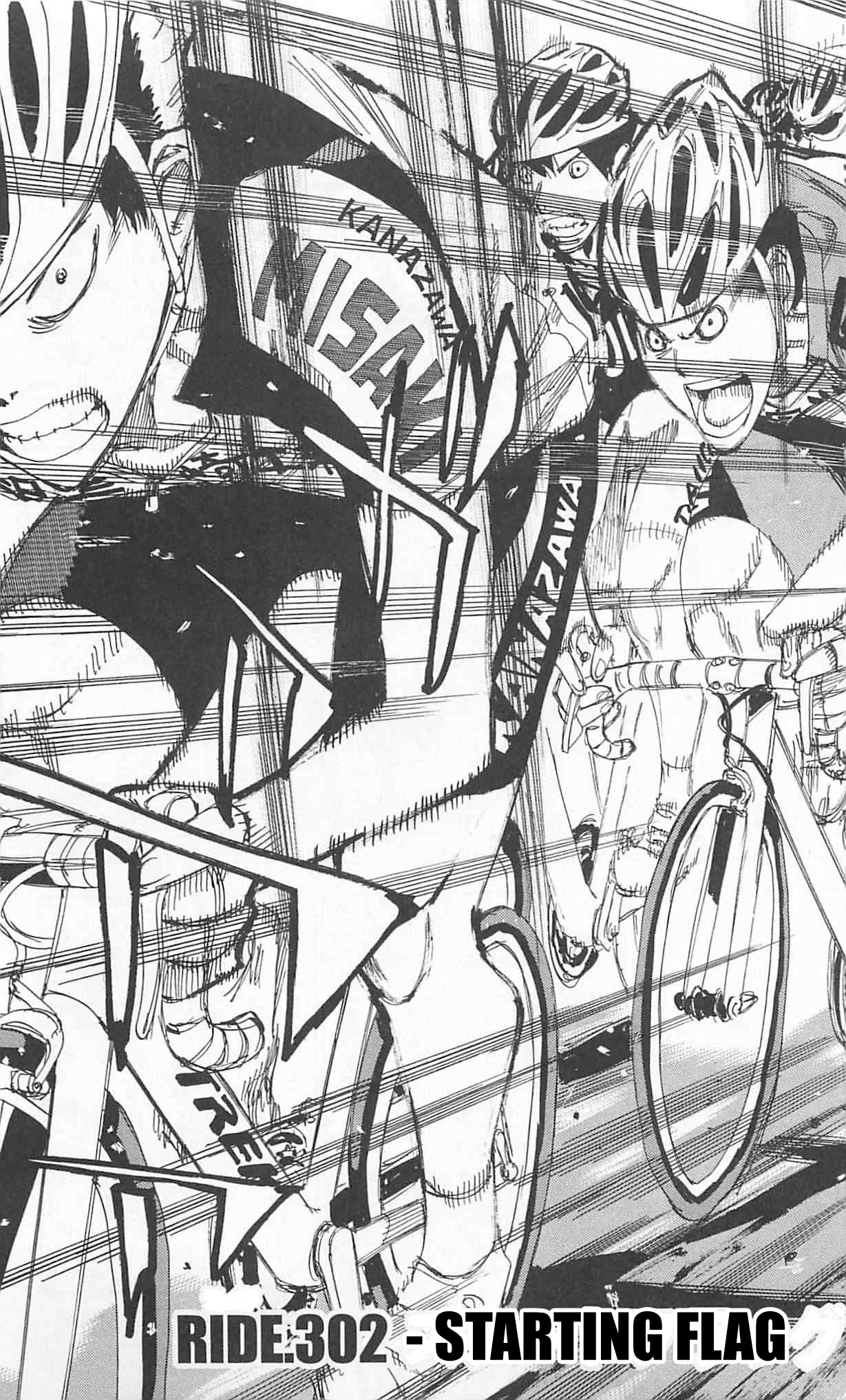 Yowamushi Pedal Chapter 302 page 3 - Chapter 302: Starting flag