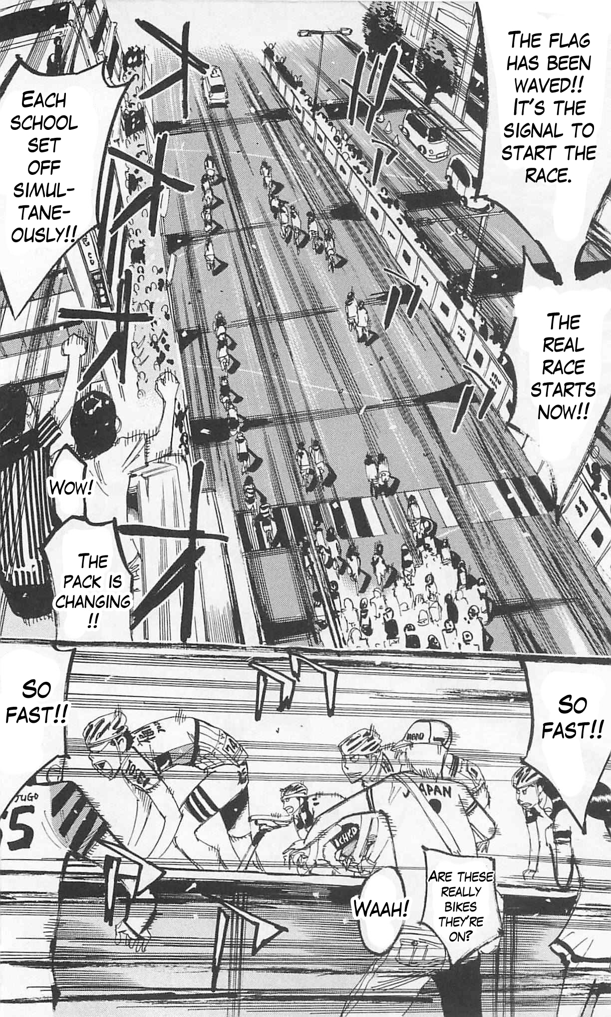 Yowamushi Pedal Chapter 302 page 8 - Chapter 302: Starting flag