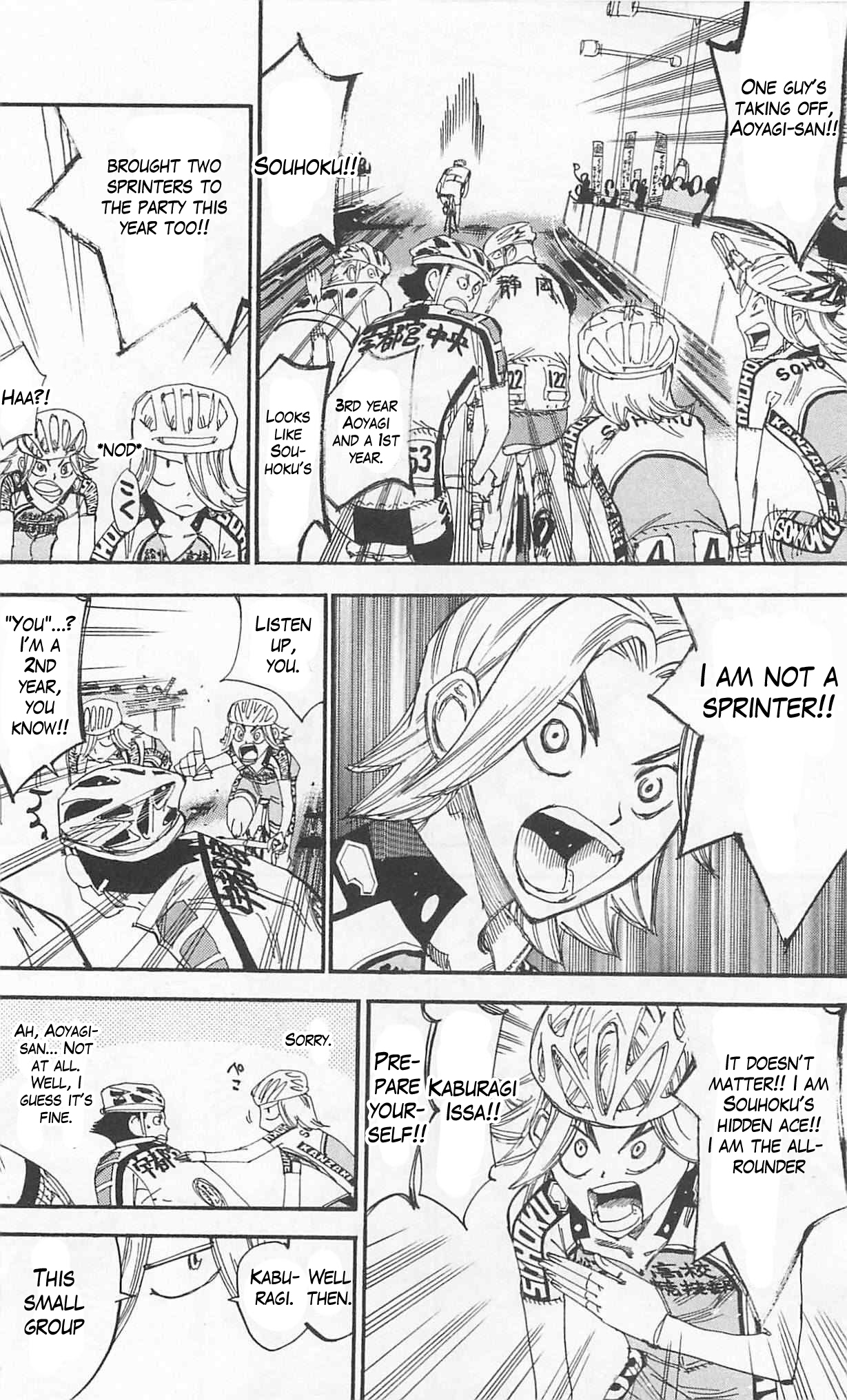 Yowamushi Pedal Chapter 303 page 10 - Chapter 303: Sprinter?!