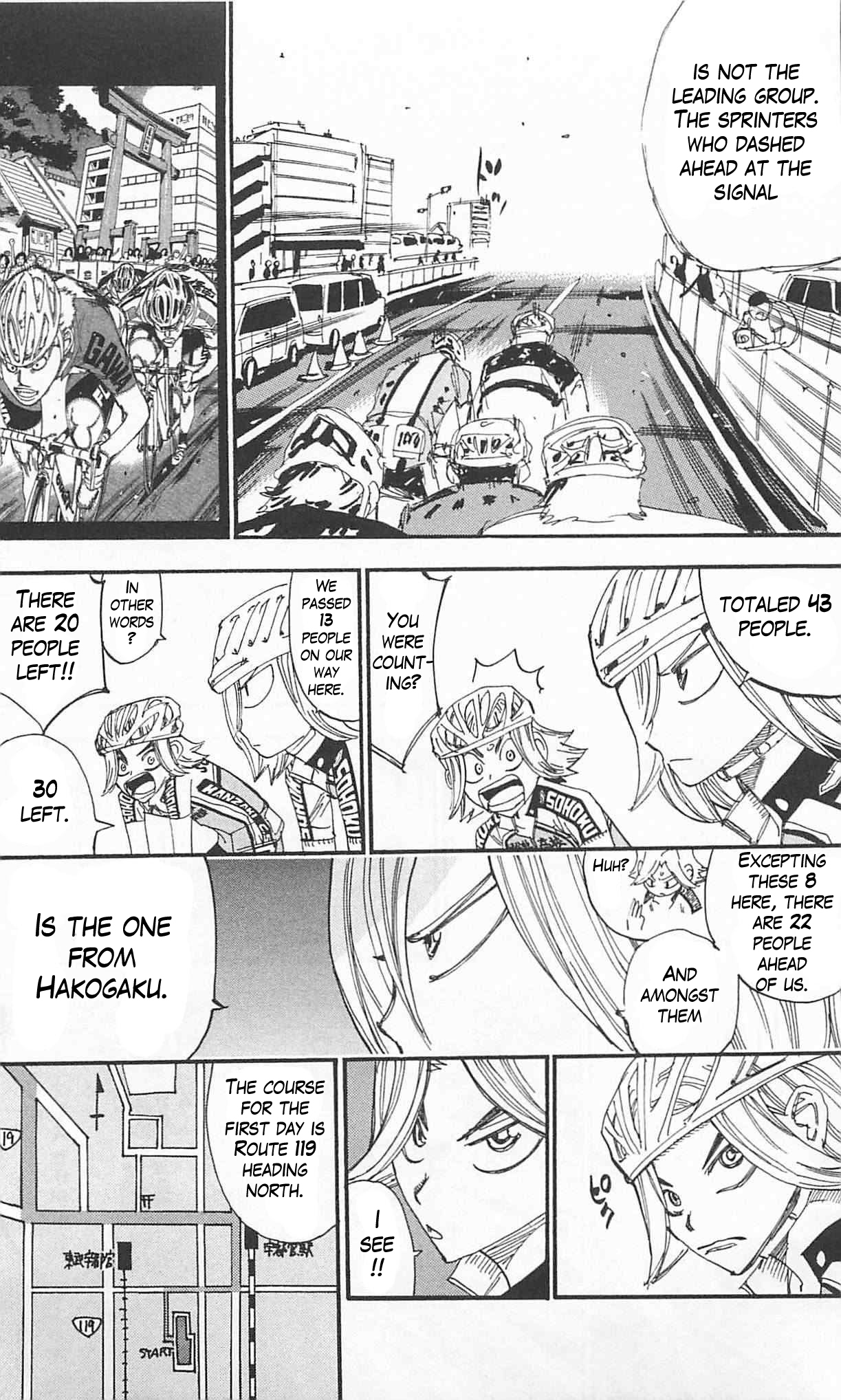 Yowamushi Pedal Chapter 303 page 11 - Chapter 303: Sprinter?!