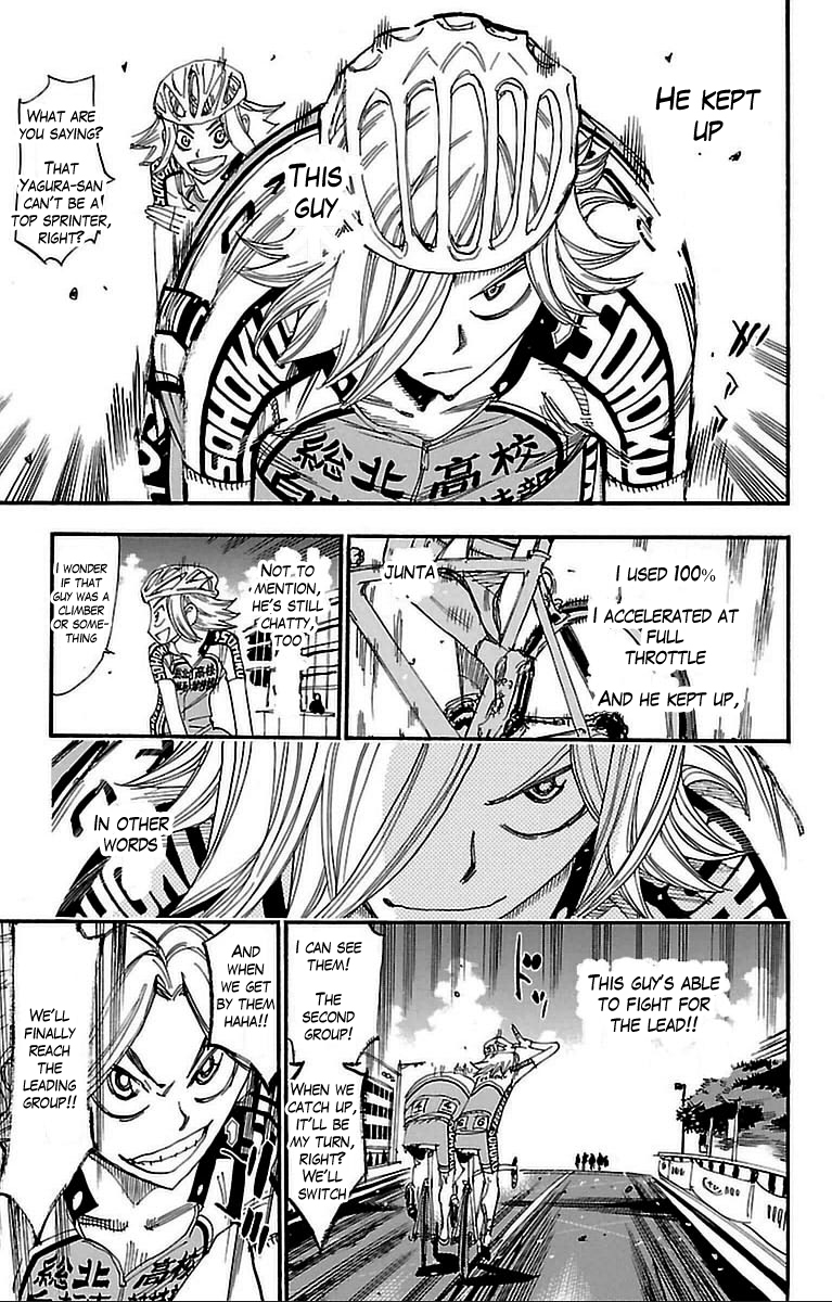 Yowamushi Pedal Chapter 304 page 10 - Chapter 304: The expanding aoyagi