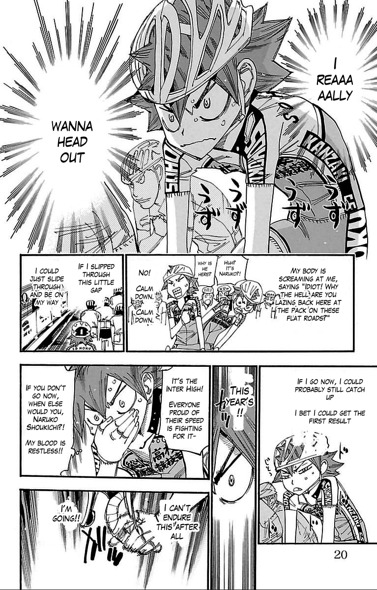 Yowamushi Pedal Chapter 304 page 13 - Chapter 304: The expanding aoyagi