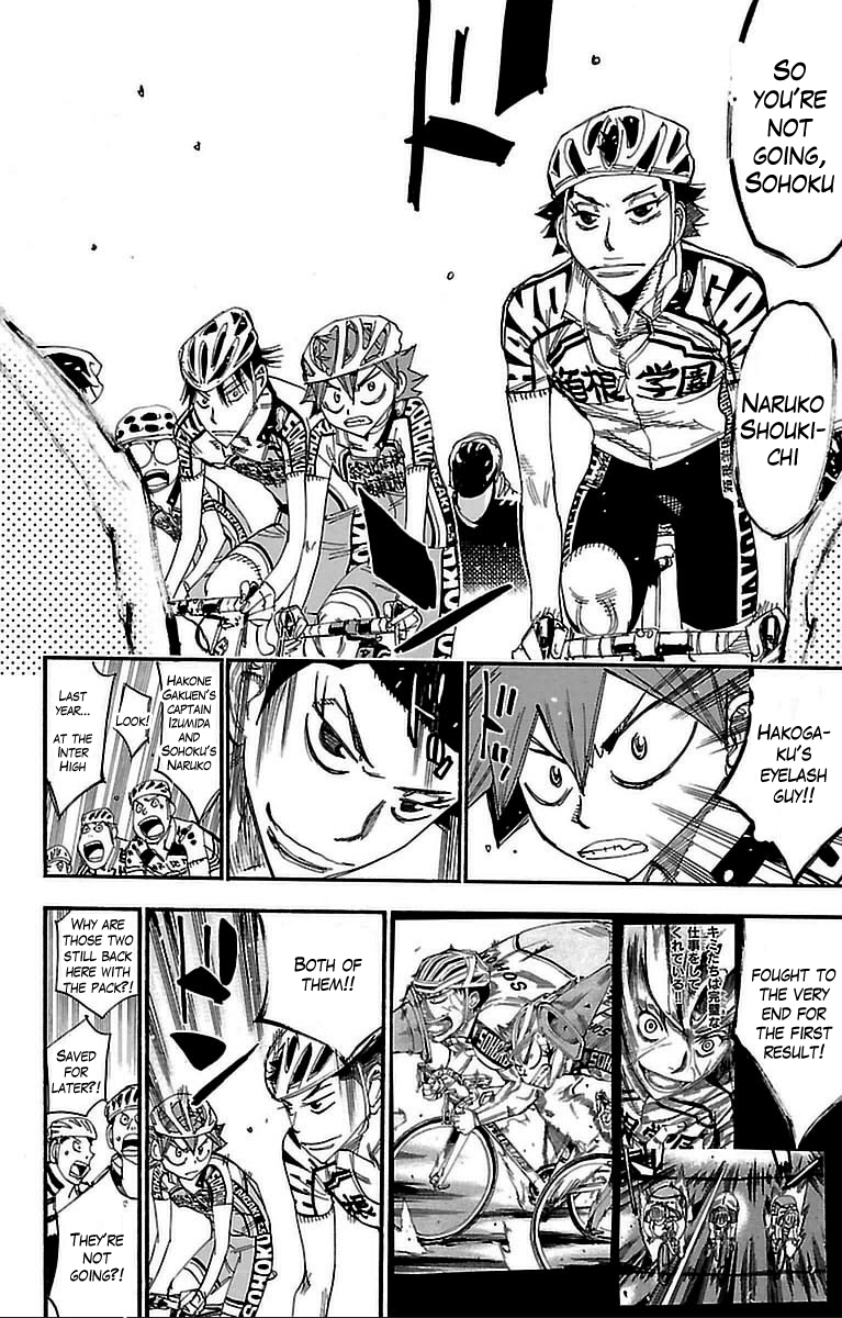 Yowamushi Pedal Chapter 304 page 15 - Chapter 304: The expanding aoyagi