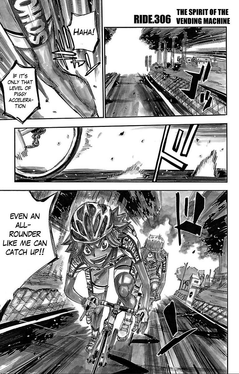 Yowamushi Pedal Chapter 306 page 1 - Chapter 306: The spirit of the vending machine
