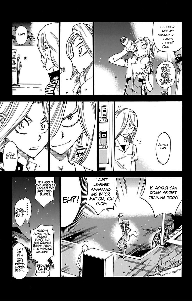 Yowamushi Pedal Chapter 306 page 16 - Chapter 306: The spirit of the vending machine