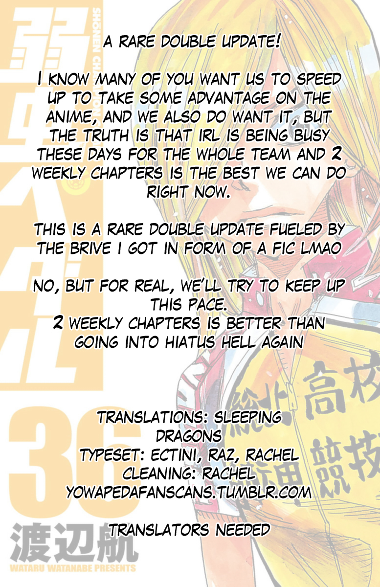 Yowamushi Pedal Chapter 306 page 26 - Chapter 306: The spirit of the vending machine