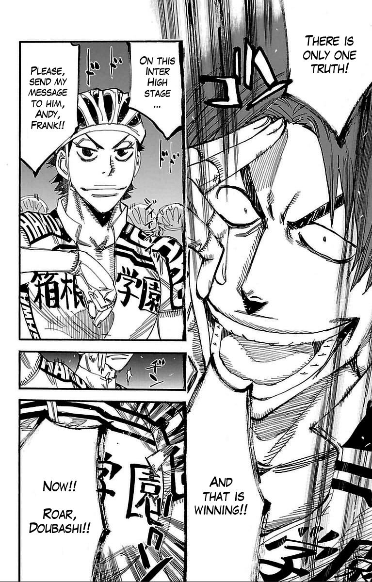 Yowamushi Pedal Chapter 307 page 18 - Chapter 307: I am right
