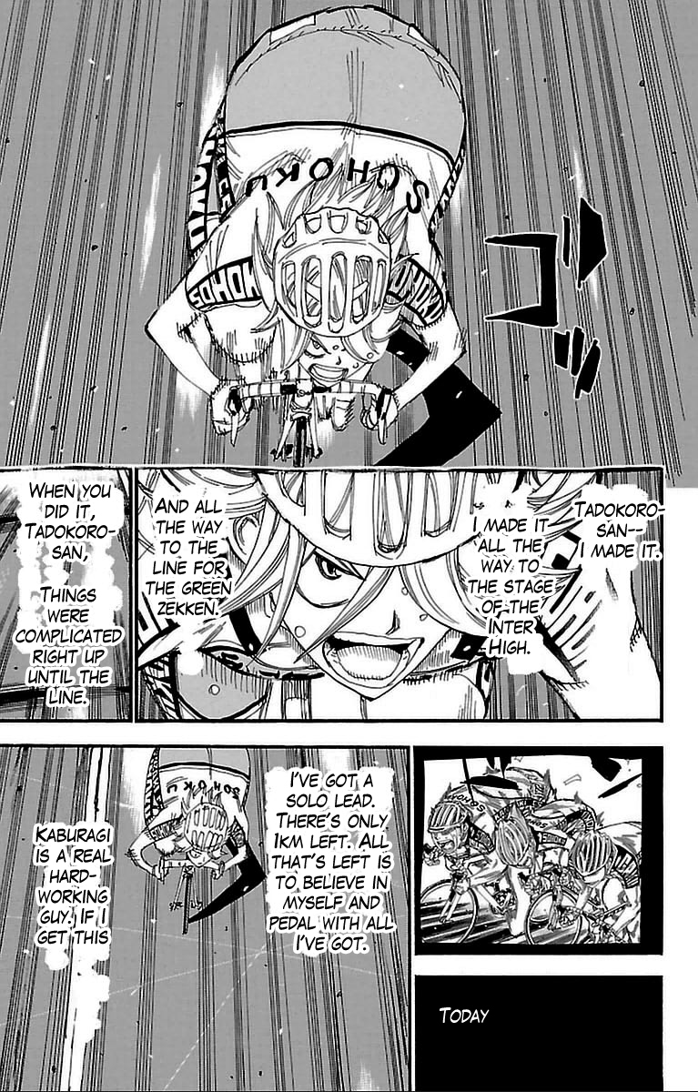 Yowamushi Pedal Chapter 308 page 11 - Chapter 308: Doubashi attacks