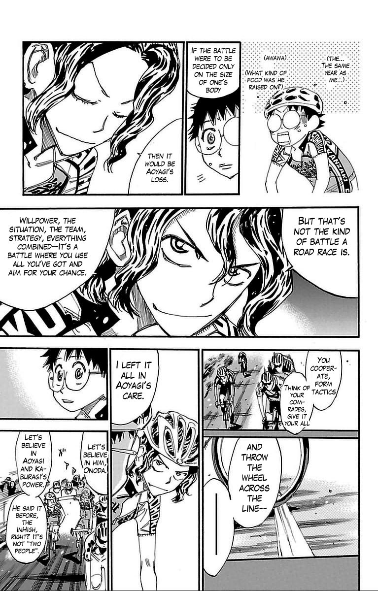 Yowamushi Pedal Chapter 309 page 13 - Chapter 309: The strongest legs