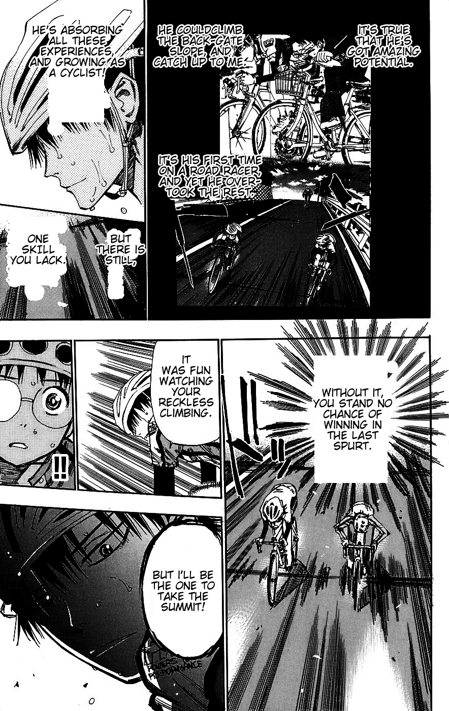 Yowamushi Pedal Chapter 31 page 10 - Chapter 31: What He Lacks as a Climber