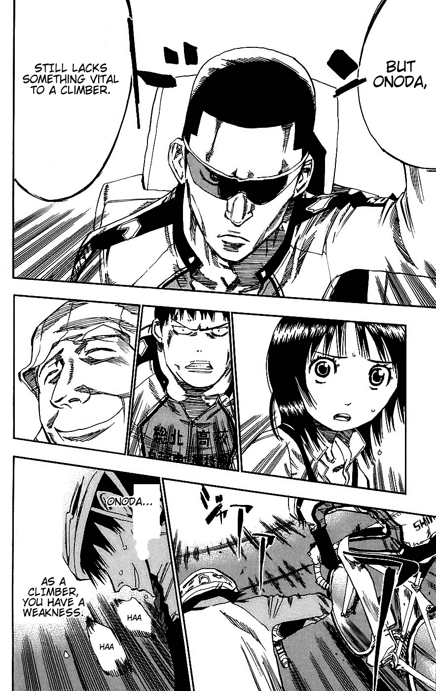 Yowamushi Pedal Chapter 31 page 9 - Chapter 31: What He Lacks as a Climber
