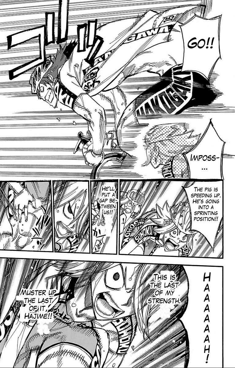 Yowamushi Pedal Chapter 310 page 13 - Chapter 310: Souhoku's light