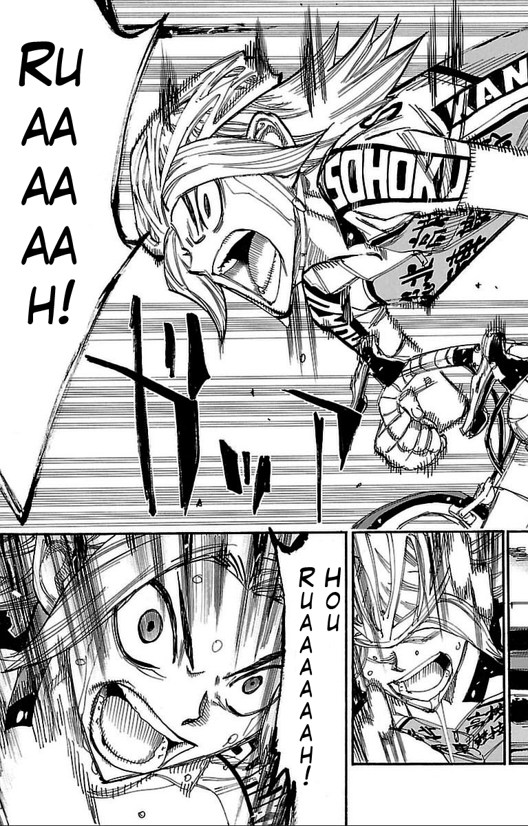 Yowamushi Pedal Chapter 311 page 11 - Chapter 311: Kaburagi, full throttle