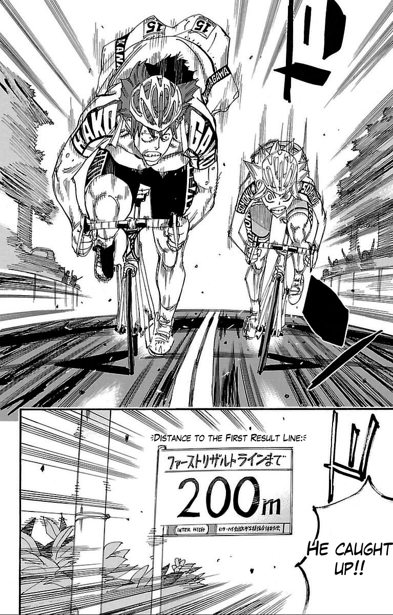 Yowamushi Pedal Chapter 311 page 12 - Chapter 311: Kaburagi, full throttle