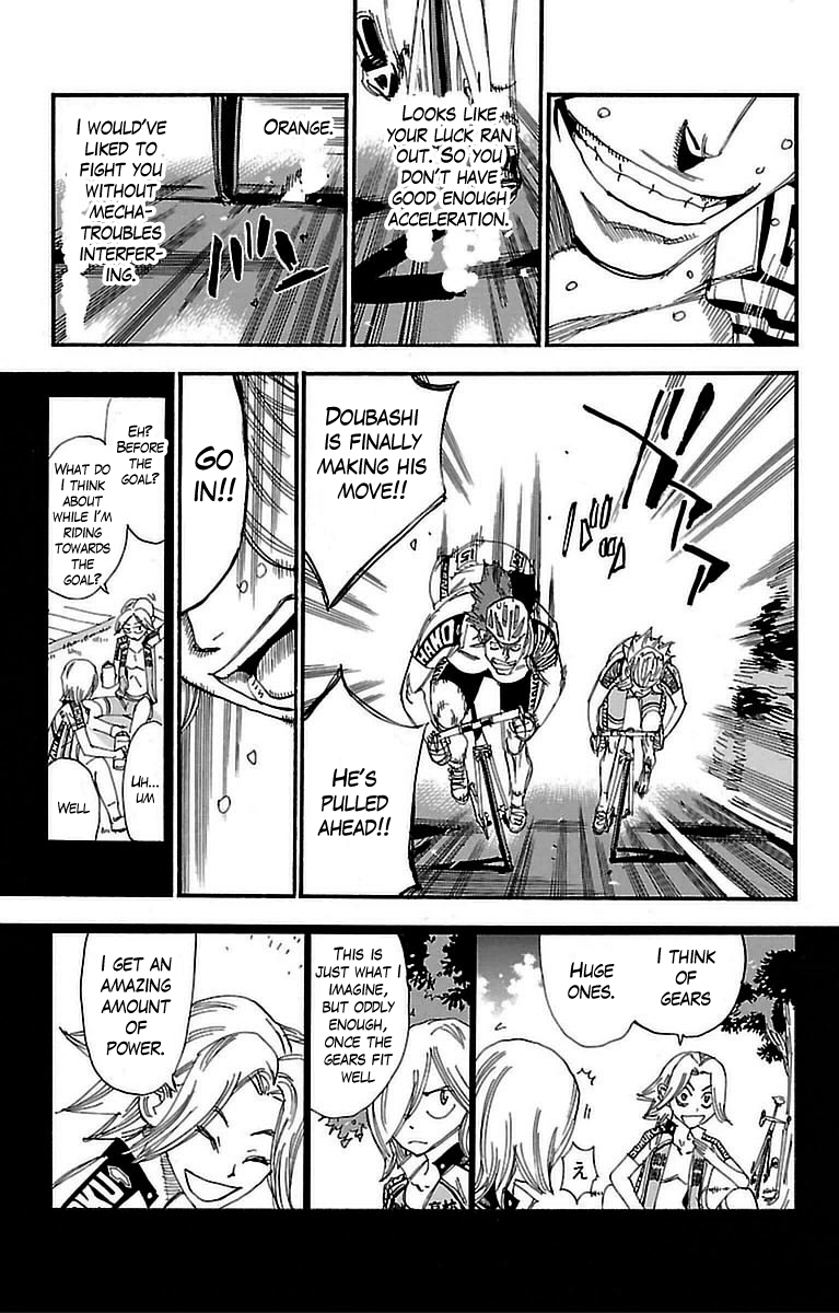 Yowamushi Pedal Chapter 311 page 19 - Chapter 311: Kaburagi, full throttle