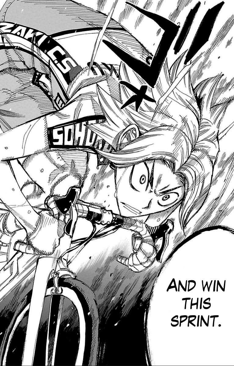 Yowamushi Pedal Chapter 311 page 4 - Chapter 311: Kaburagi, full throttle