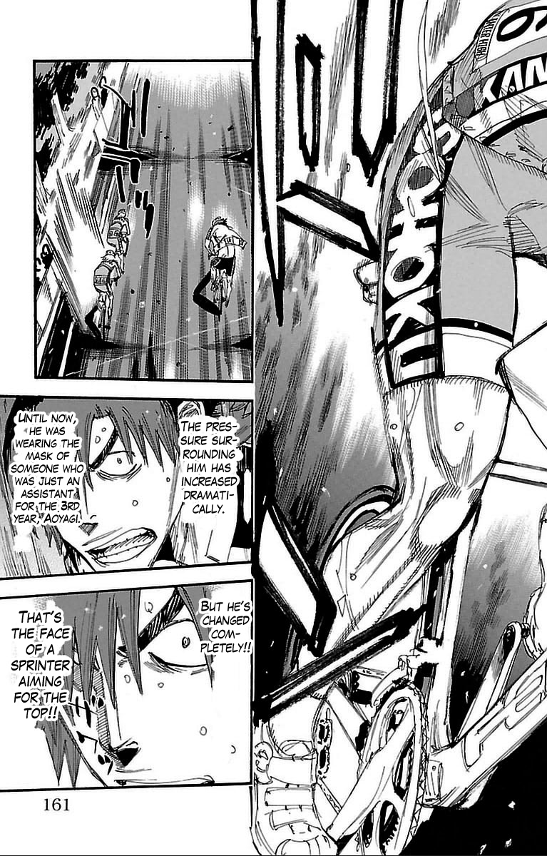 Yowamushi Pedal Chapter 311 page 5 - Chapter 311: Kaburagi, full throttle