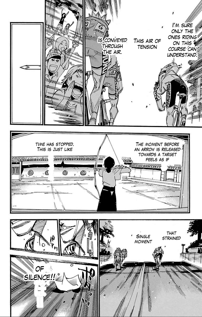 Yowamushi Pedal Chapter 311 page 6 - Chapter 311: Kaburagi, full throttle