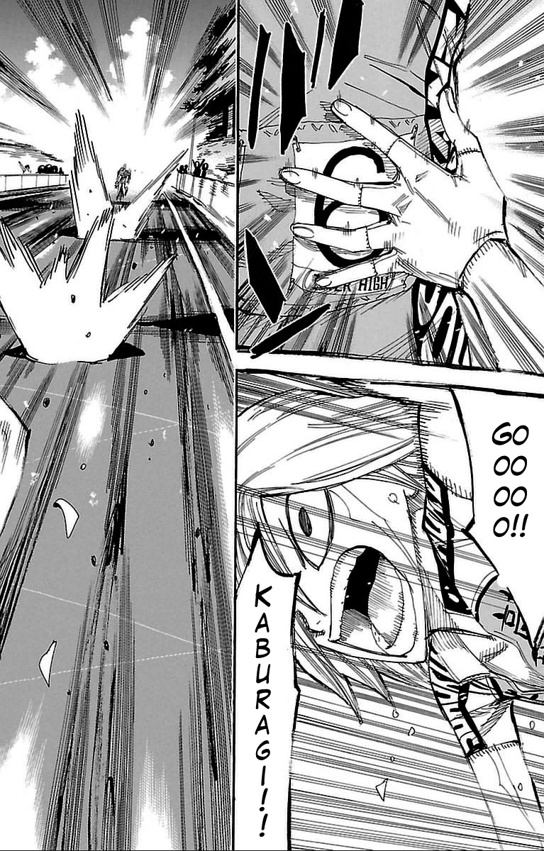 Yowamushi Pedal Chapter 311 page 8 - Chapter 311: Kaburagi, full throttle