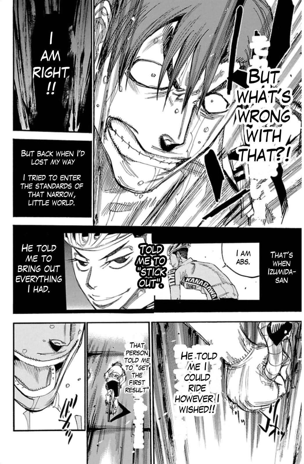 Yowamushi Pedal Chapter 312 page 10 - Chapter 312: The two sprinters