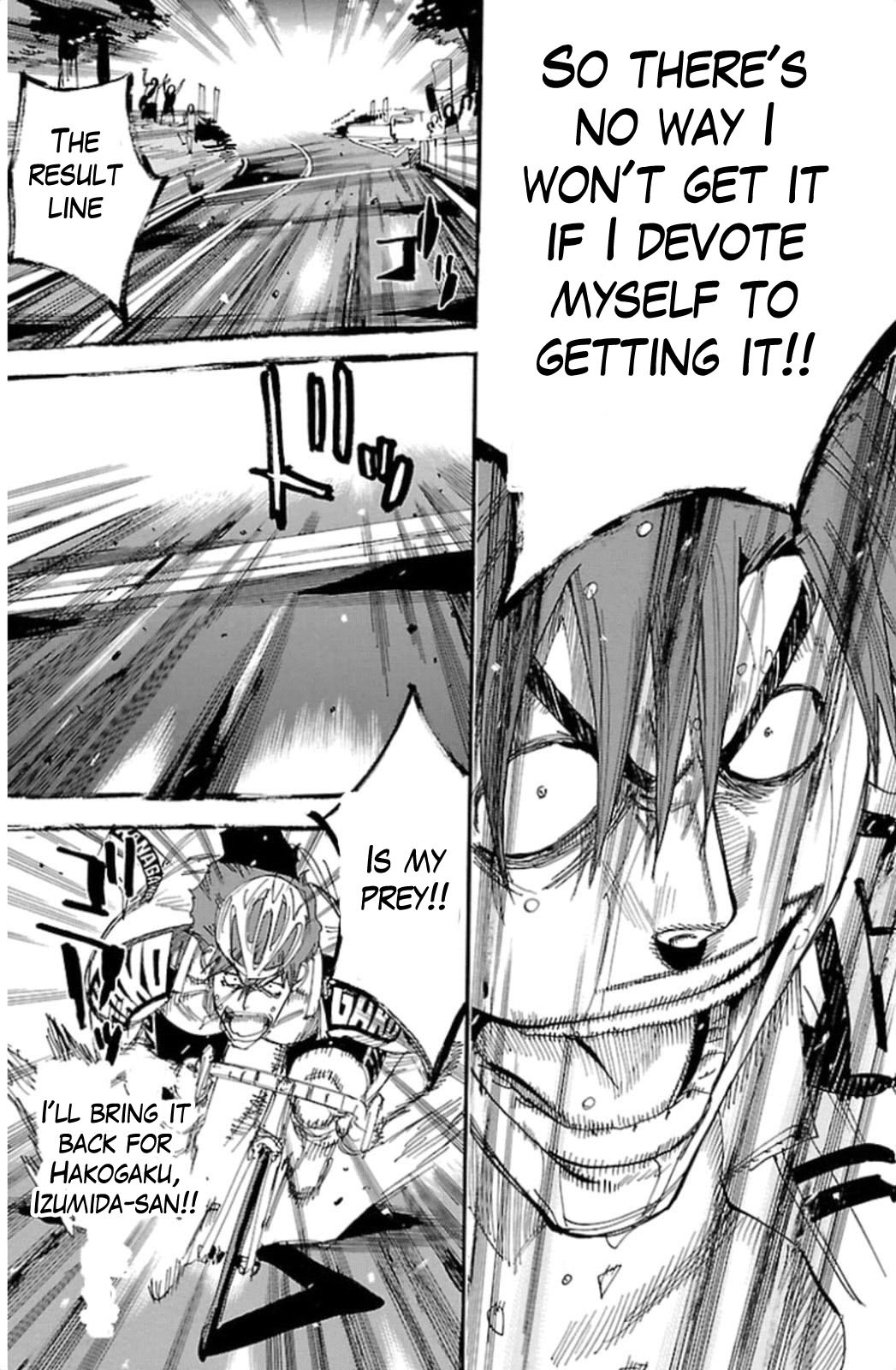 Yowamushi Pedal Chapter 312 page 11 - Chapter 312: The two sprinters