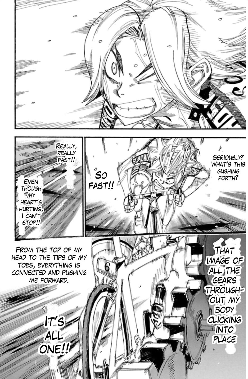 Yowamushi Pedal Chapter 312 page 12 - Chapter 312: The two sprinters