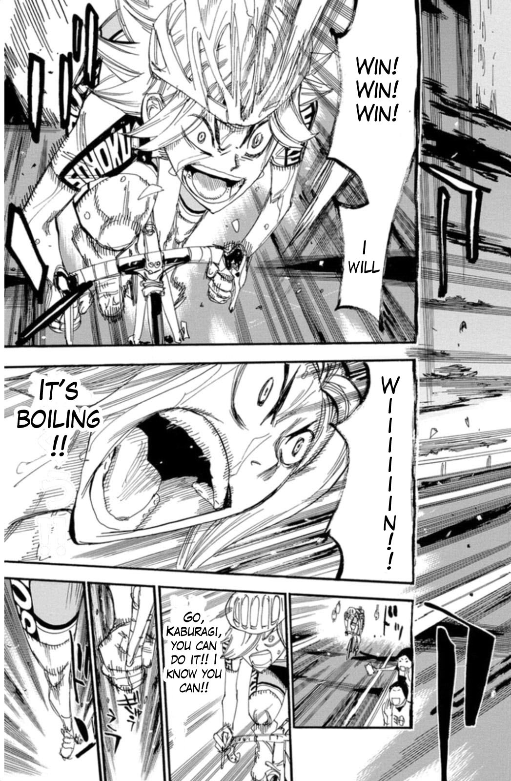 Yowamushi Pedal Chapter 312 page 15 - Chapter 312: The two sprinters