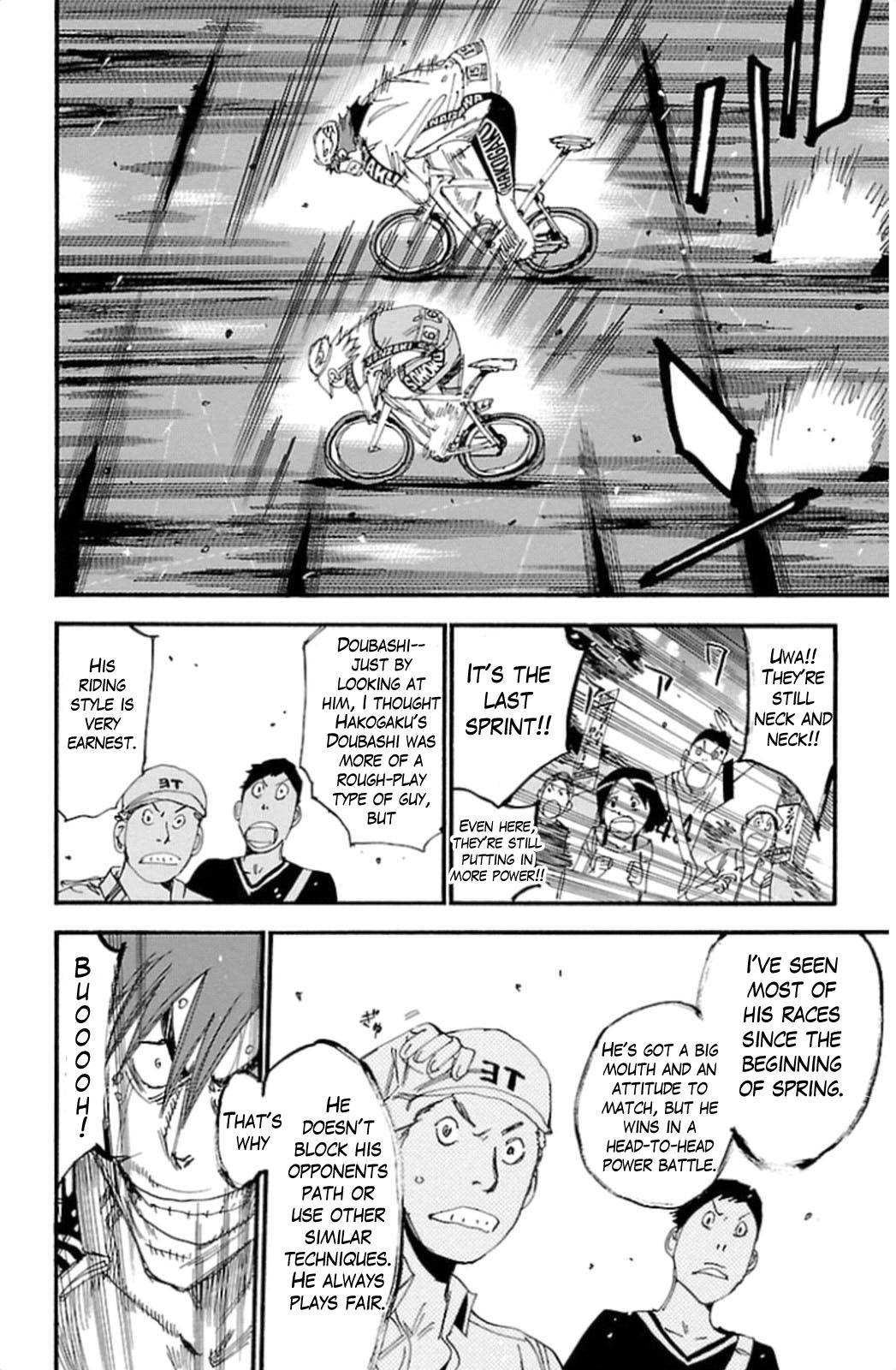 Yowamushi Pedal Chapter 312 page 16 - Chapter 312: The two sprinters