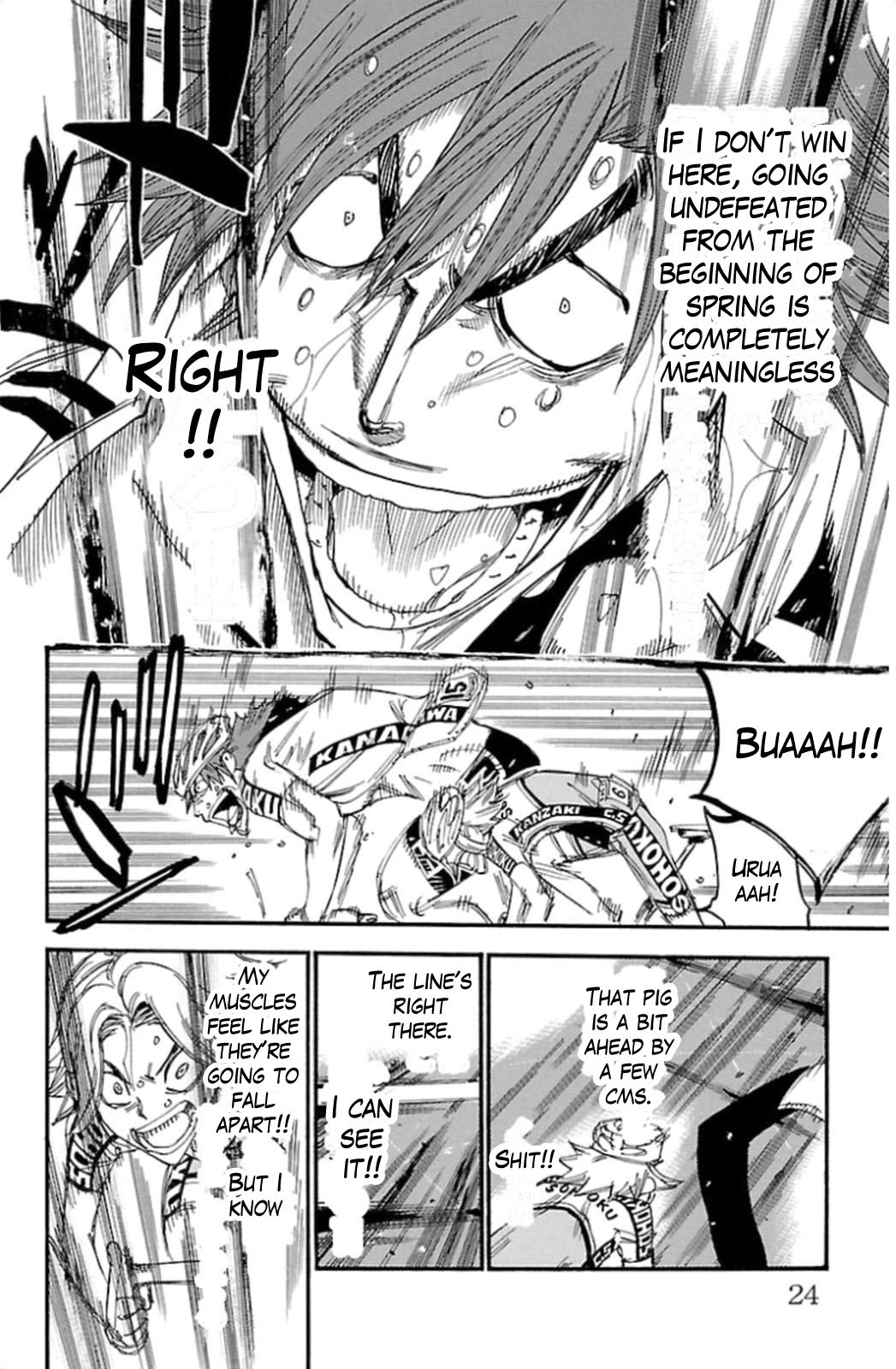 Yowamushi Pedal Chapter 312 page 18 - Chapter 312: The two sprinters