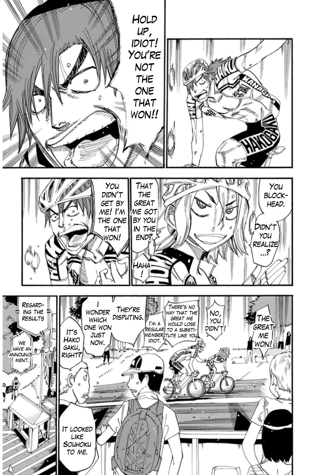 Yowamushi Pedal Chapter 312 page 25 - Chapter 312: The two sprinters