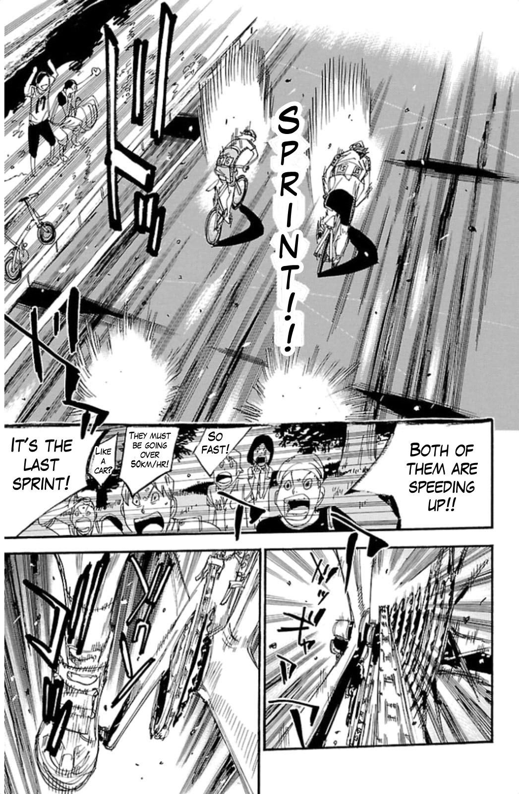 Yowamushi Pedal Chapter 312 page 7 - Chapter 312: The two sprinters