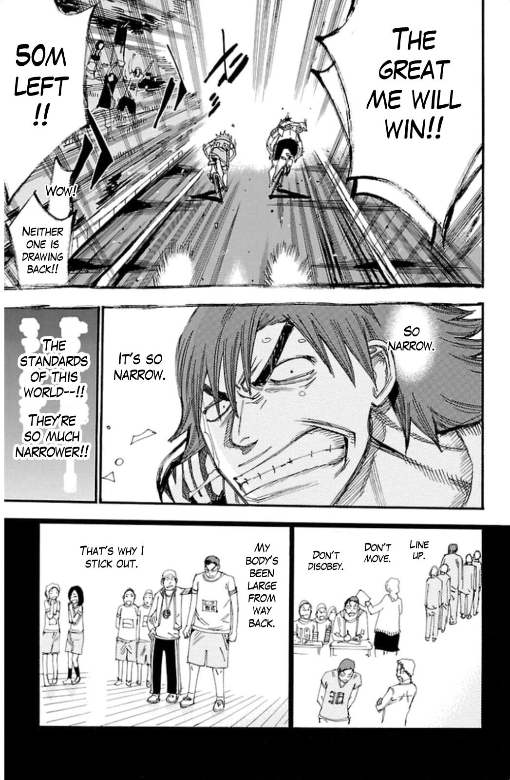 Yowamushi Pedal Chapter 312 page 9 - Chapter 312: The two sprinters