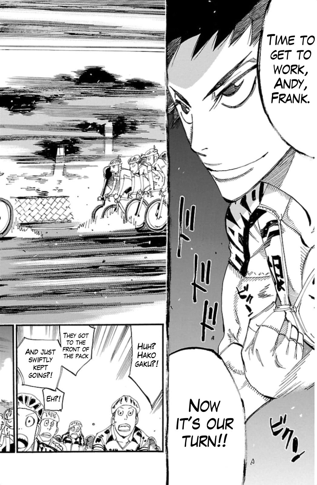Yowamushi Pedal Chapter 313 page 10 - Chapter 313: Hakone gakuen makes their move!